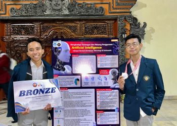 Usung Penggunaan AI, Mahasiswa FT UB Raih Bronze Medal dalam Lomba Essay Nasional 2023 Bali